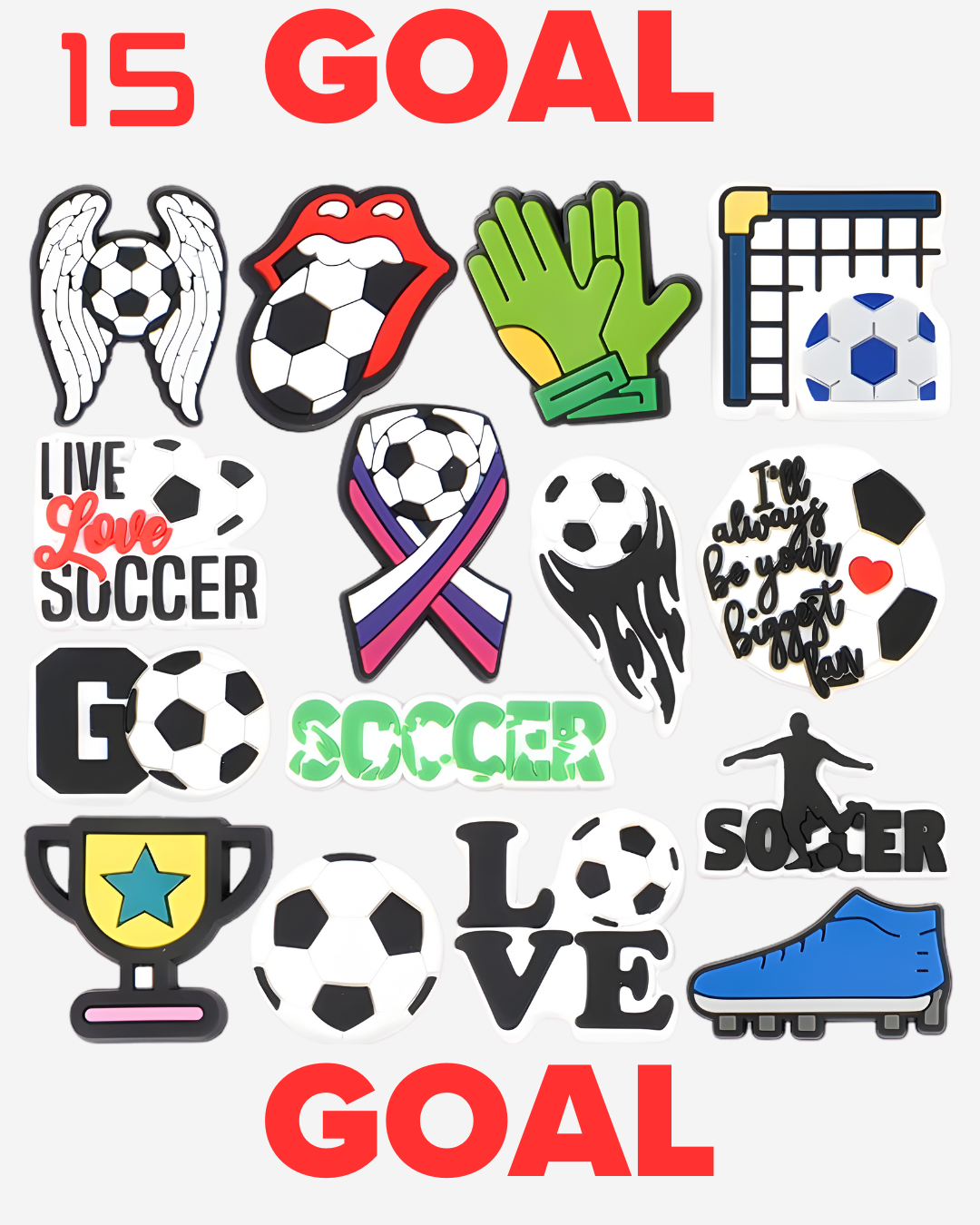 Soccer Theme Sets From 01 to 17.