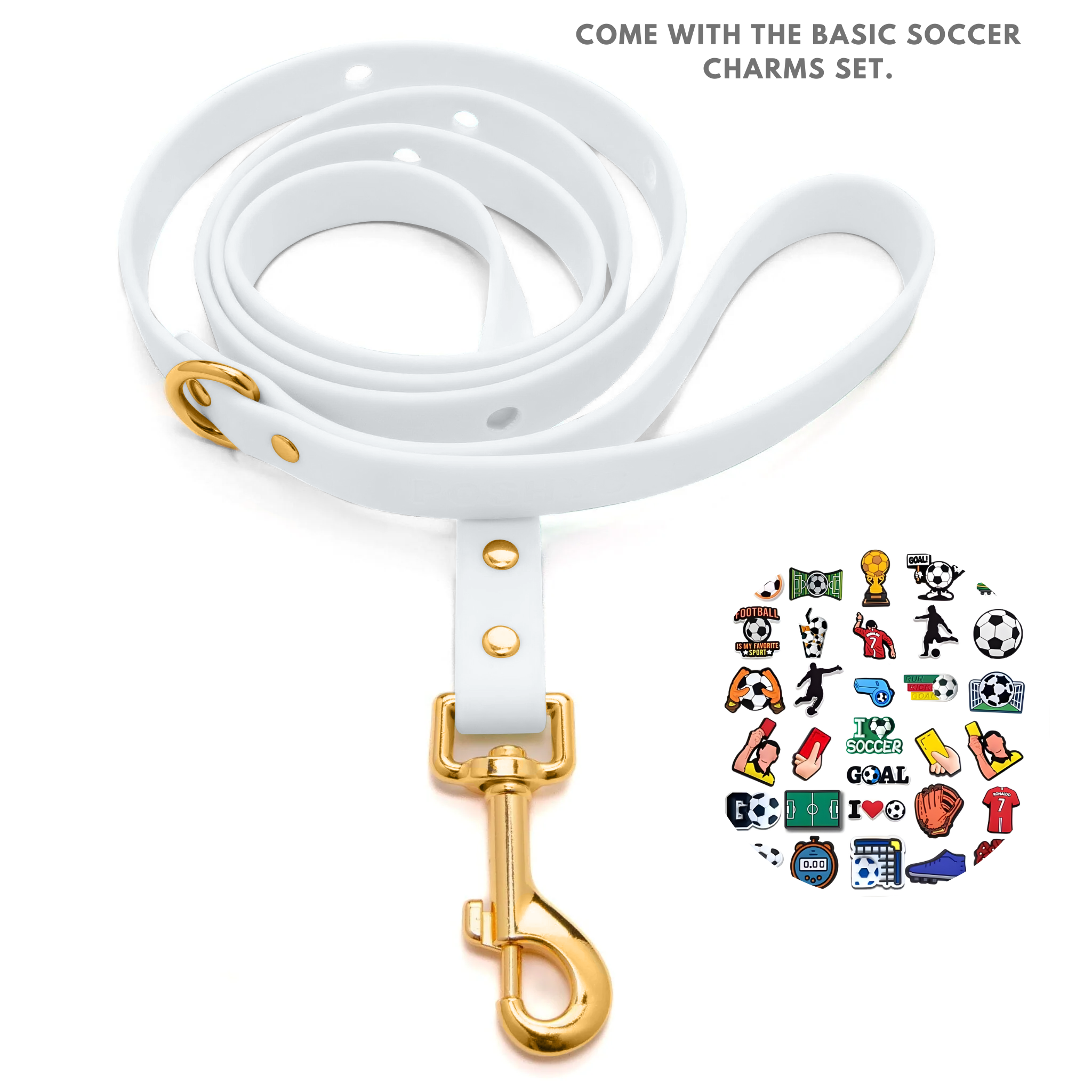 ClipUp Leash - Soccer Collection.