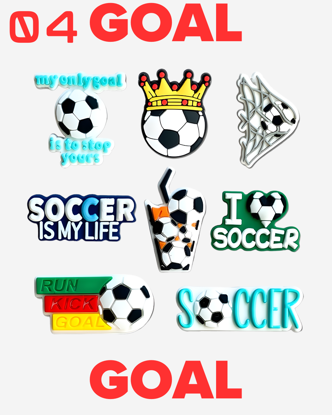 Soccer Theme Sets From 01 to 17.