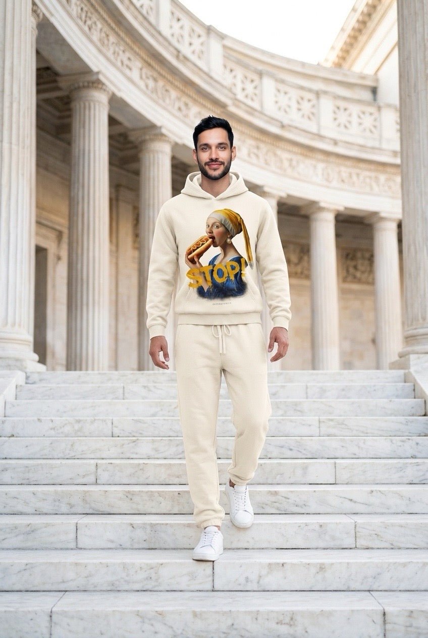 POSHYC PARIS — ICONIQ MEN - FRONT STOP - Scholar Hooded Sweater - POSHYC