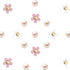 18Pcs Cute Daisy Flower And Pearl Acrylic Charms POSHYC 