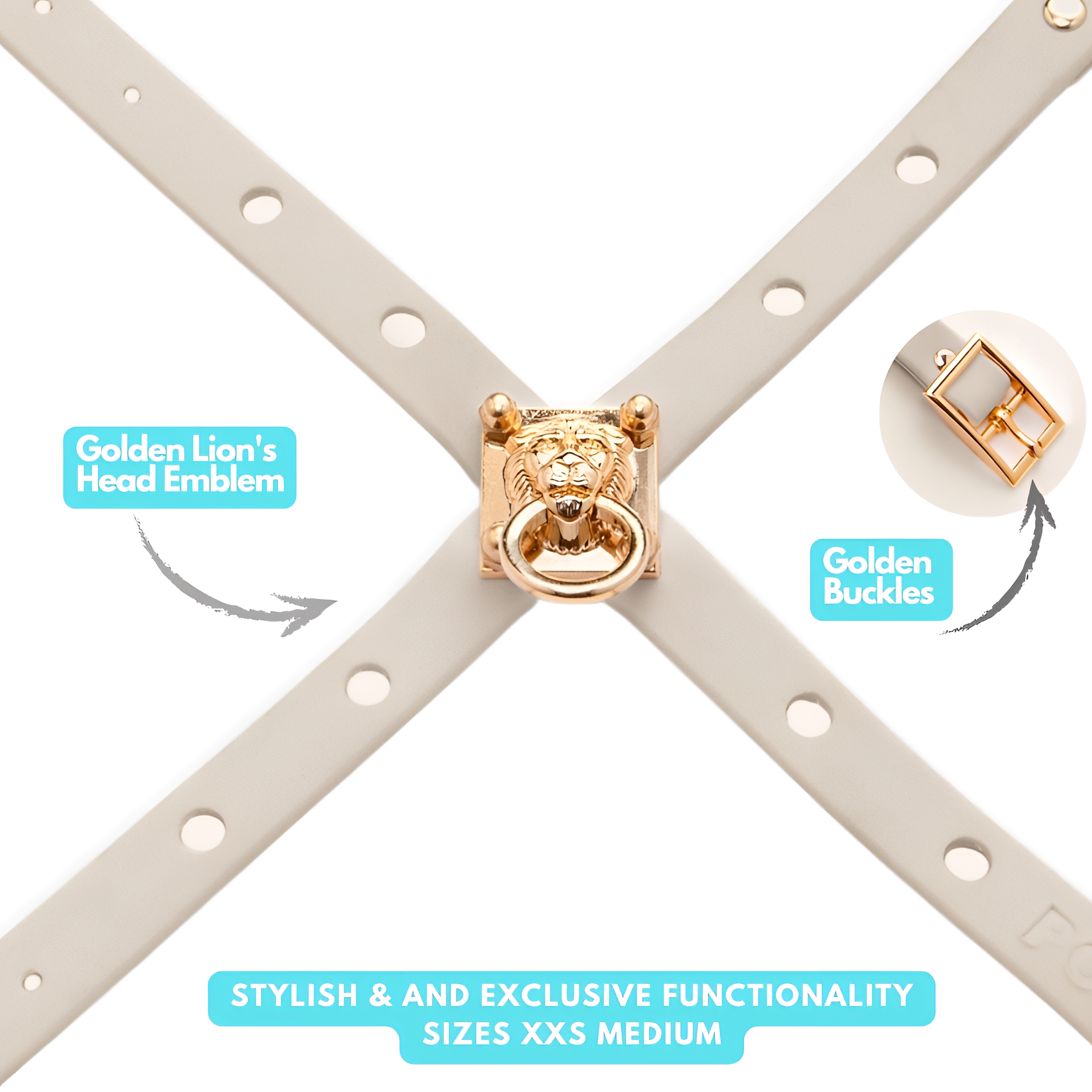 Poshyc X harness empty ready to decorate with Charms