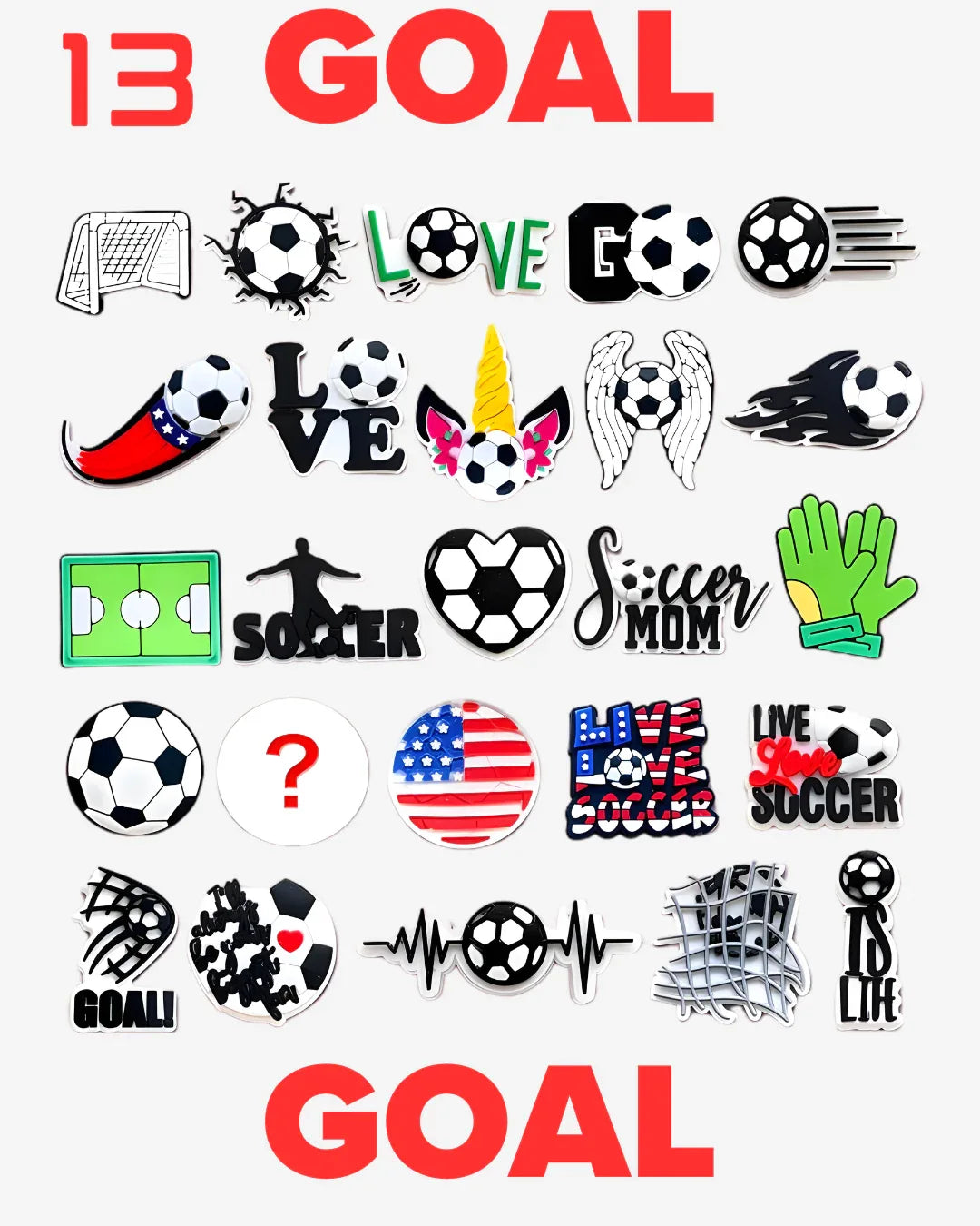 Soccer Theme Sets From 01 to 17. - POSHYC