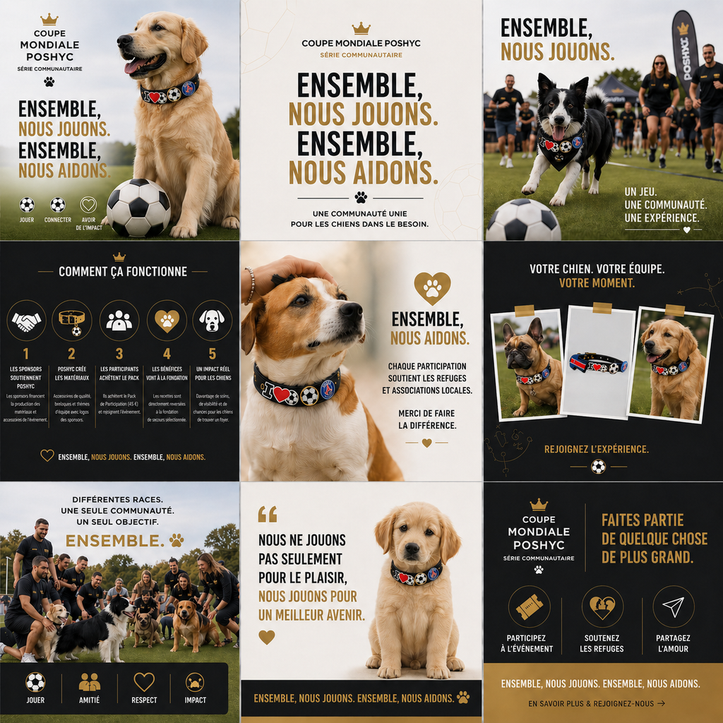 World Poshyc Cup  Community Series Sports × Dogs × Impact
