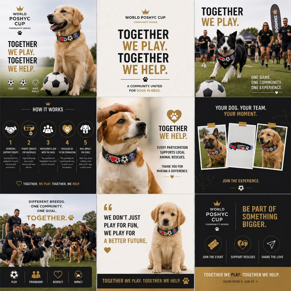 World Poshyc Cup  Community Series Sports × Dogs × Impact