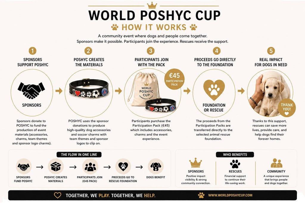 Coupe Poshyc Mondial Série Communautaire Sports × Chiens × Impact