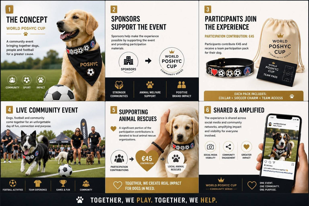 Coupe Poshyc Mondial Série Communautaire Sports × Chiens × Impact