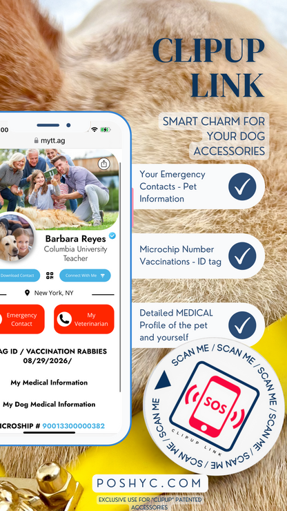 Bundle Offer  Emergency Smart Charm, ClipUp Link