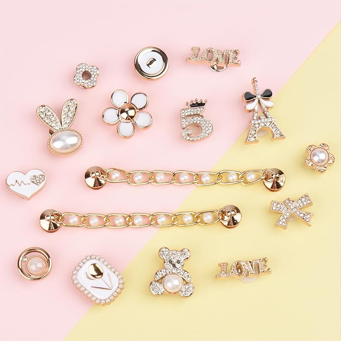 Golden Chic Parisian ClipUp-Charms