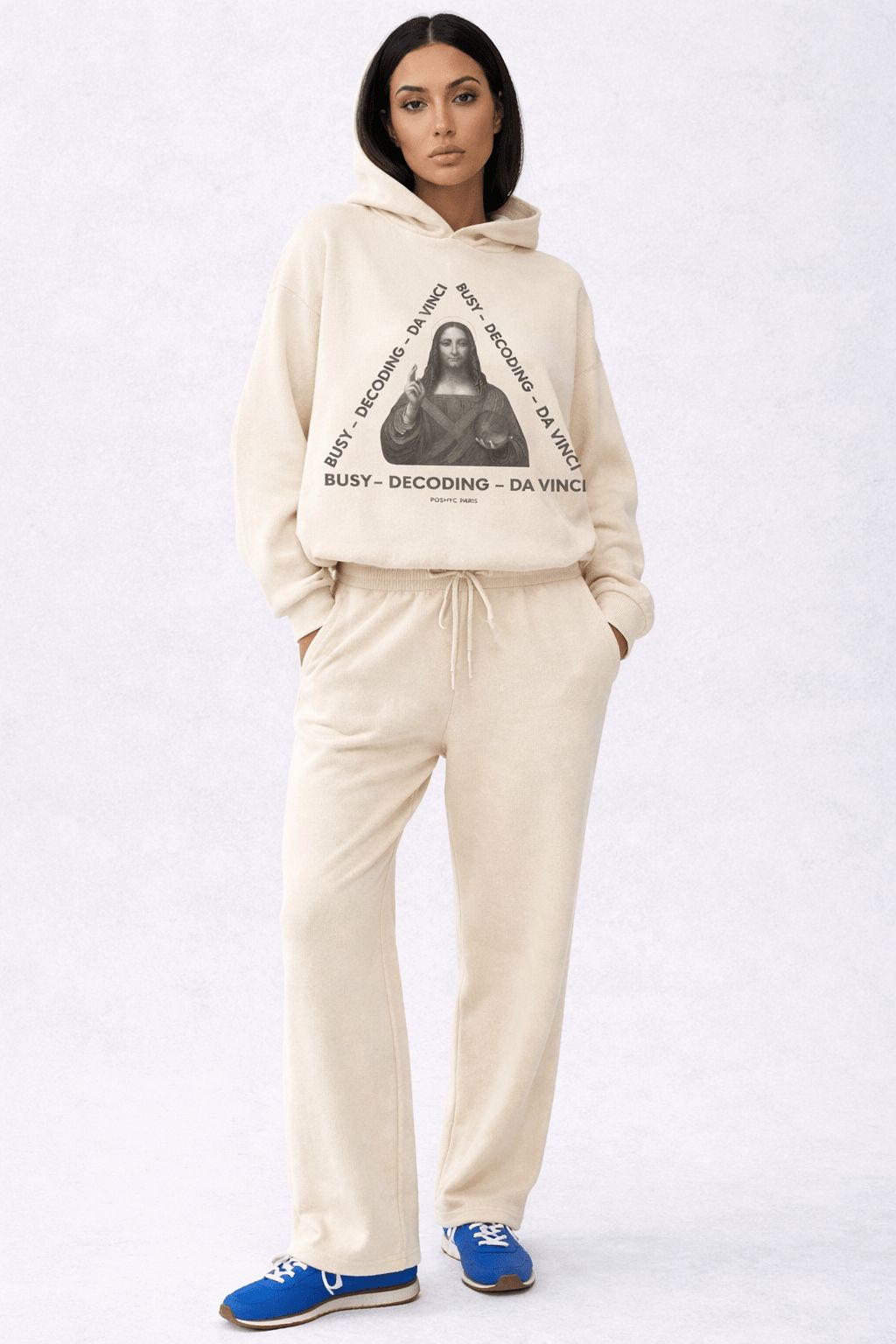 POSHYC PARIS — ICONIQ WOMEN - Scholar Straight Leg Sweatpant - POSHYC