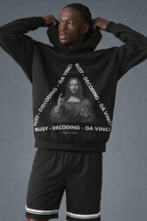 POSHYC PARIS — ICONIQ MEN - DECODING DA VINCI - Scholar Hooded Sweater - POSHYC