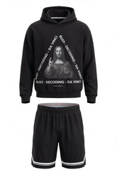 POSHYC PARIS — ICONIQ MEN - DECODING DA VINCI - Scholar Hooded Sweater - POSHYC