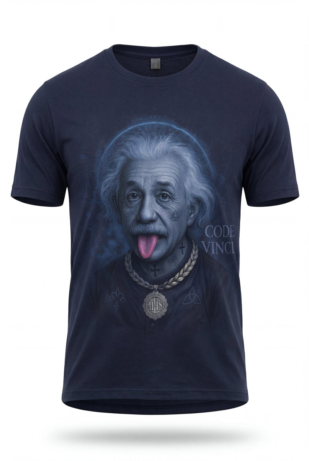POSHYC PARIS — ICONIQ MEN - CELESTIAL EINSTEIN - Crewneck Short Sleeve - POSHYC