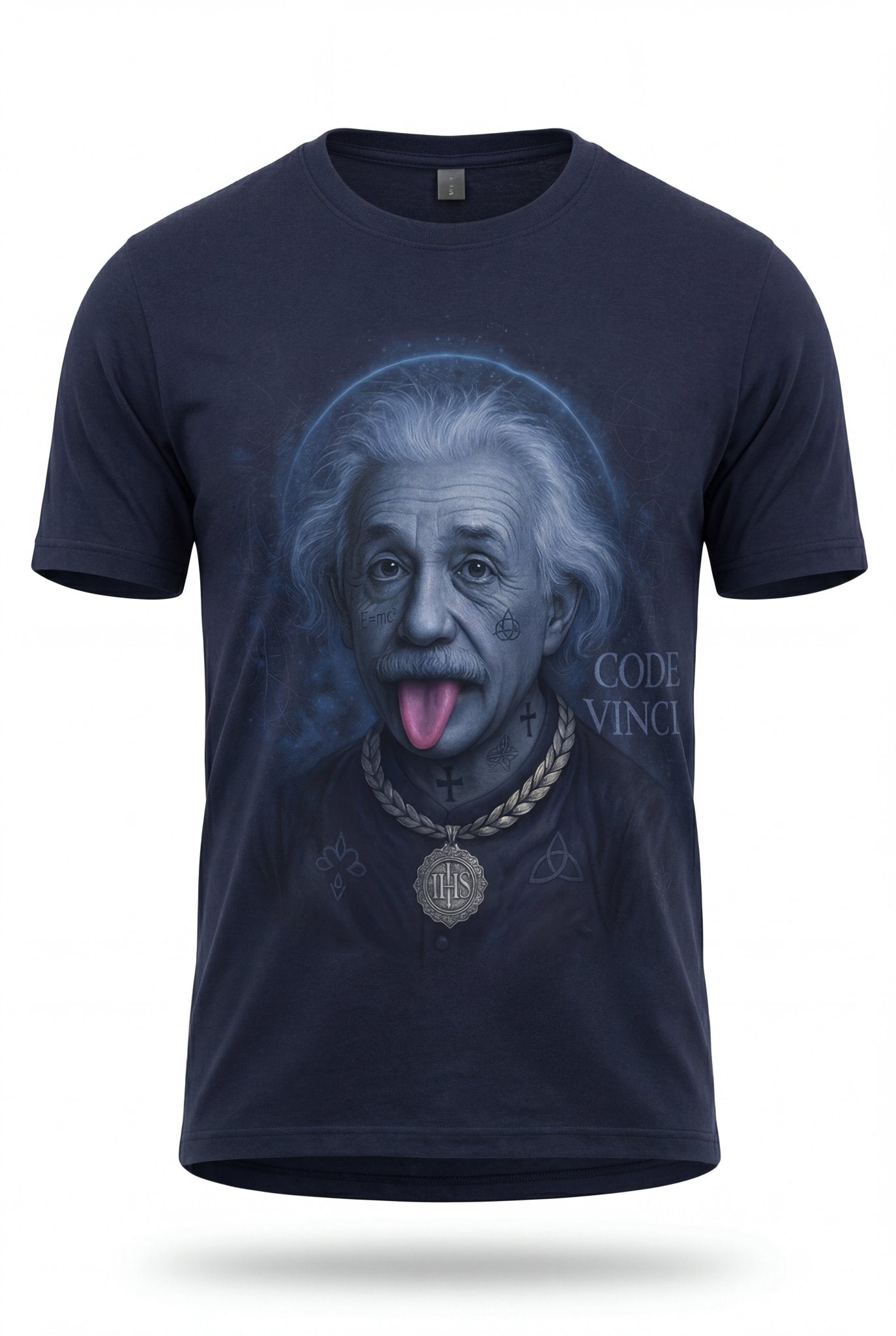 POSHYC PARIS — ICONIQ MEN - CELESTIAL EINSTEIN - Crewneck Short Sleeve - POSHYC