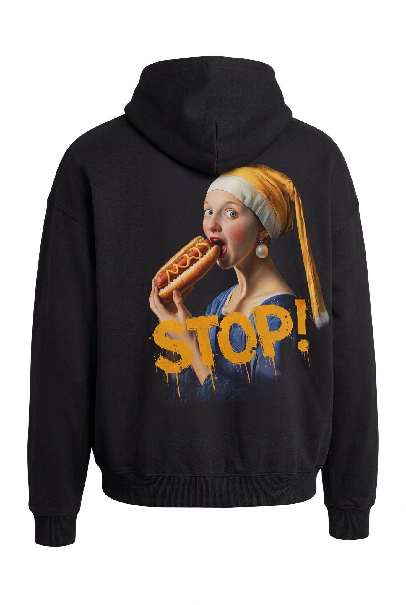 POSHYC PARIS — ICONIQ MEN - BACK STOP - Scholar Hooded Sweater - POSHYC