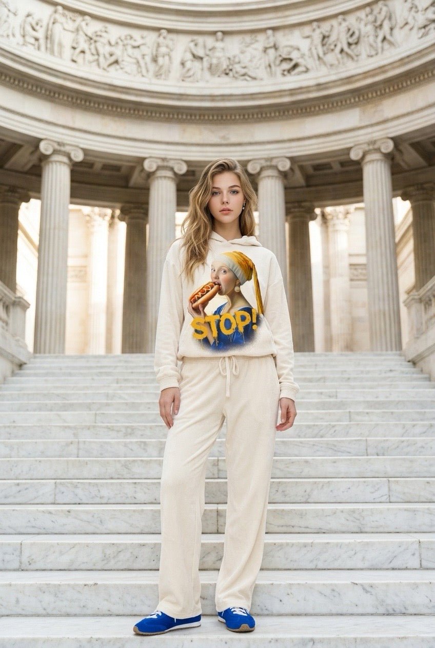 POSHYC PARIS — ICONIQ WOMEN - STOP - Scholar Hooded Sweater - POSHYC