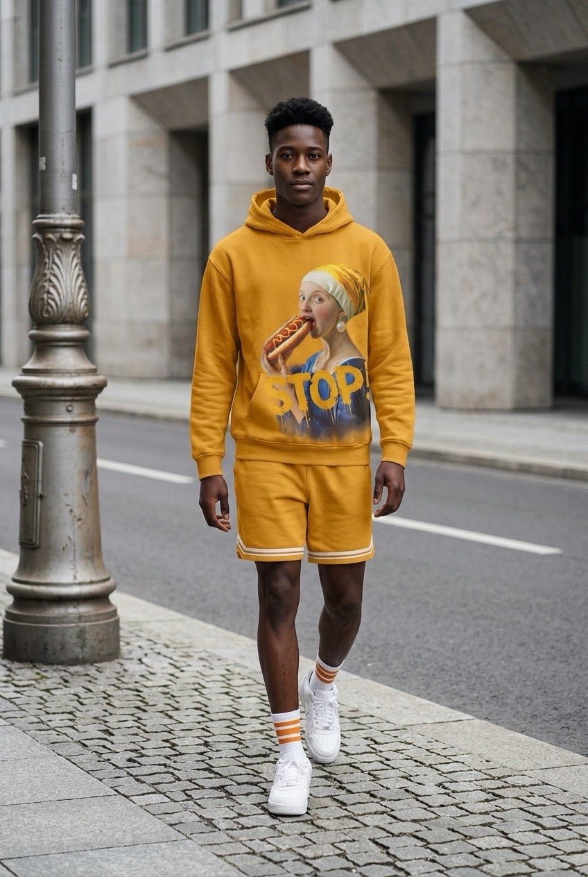 POSHYC PARIS — ICONIQ MEN - FRONT STOP - Scholar Hooded Sweater - POSHYC