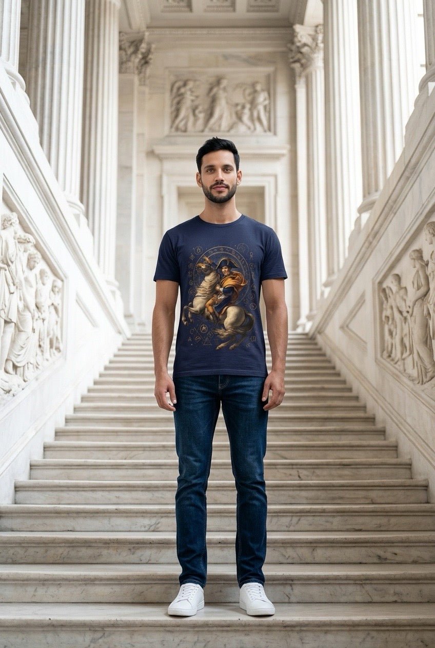 POSHYC PARIS — ICONIQ MEN - NAPOLEON QUANTUM - Crewneck Short Sleeve - POSHYC