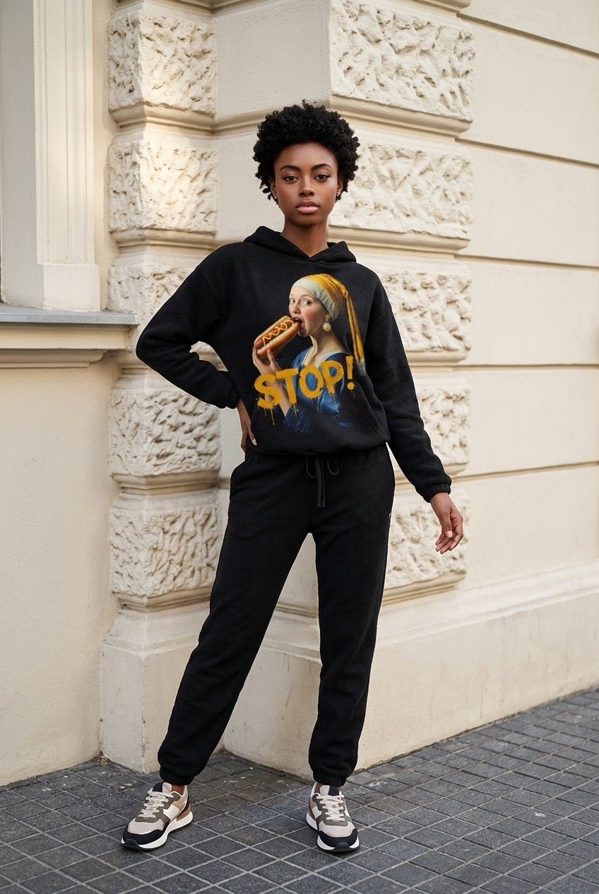 POSHYC PARIS — ICONIQ WOMEN - STOP - Scholar Hooded Sweater - POSHYC
