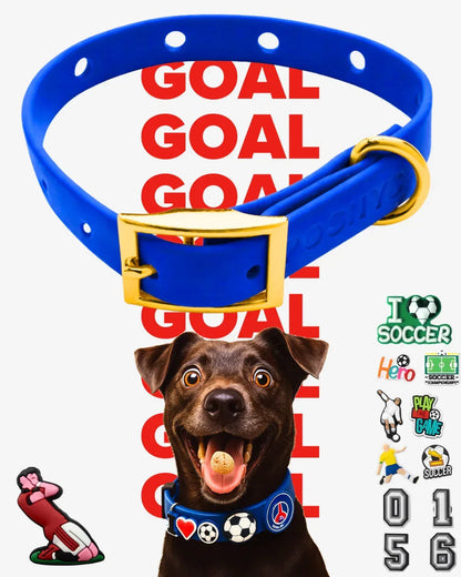ClipUp Collar - Soccer Collection. - POSHYC