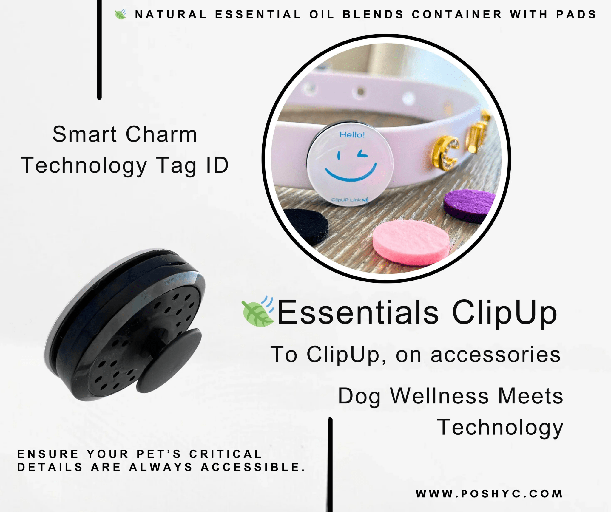 Essentials Charm ClipUp - POSHYC
