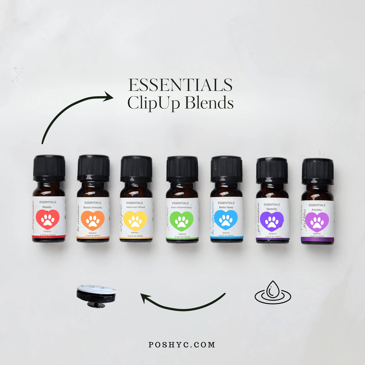 Essentials Charm ClipUp - POSHYC