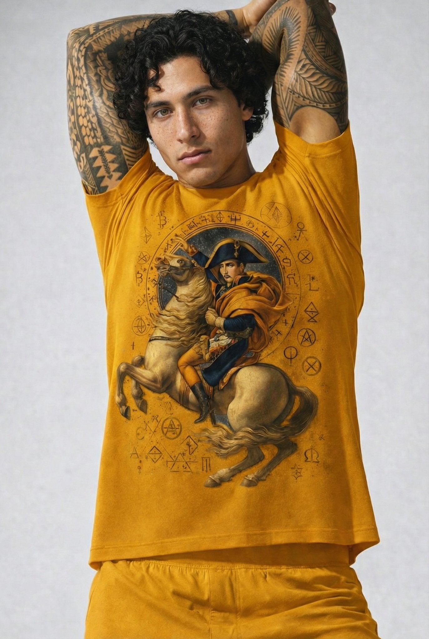 POSHYC PARIS — ICONIQ MEN - NAPOLEON QUANTUM - Crewneck Short Sleeve - POSHYC