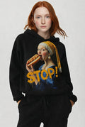 POSHYC PARIS — ICONIQ WOMEN - STOP - Scholar Hooded Sweater - POSHYC