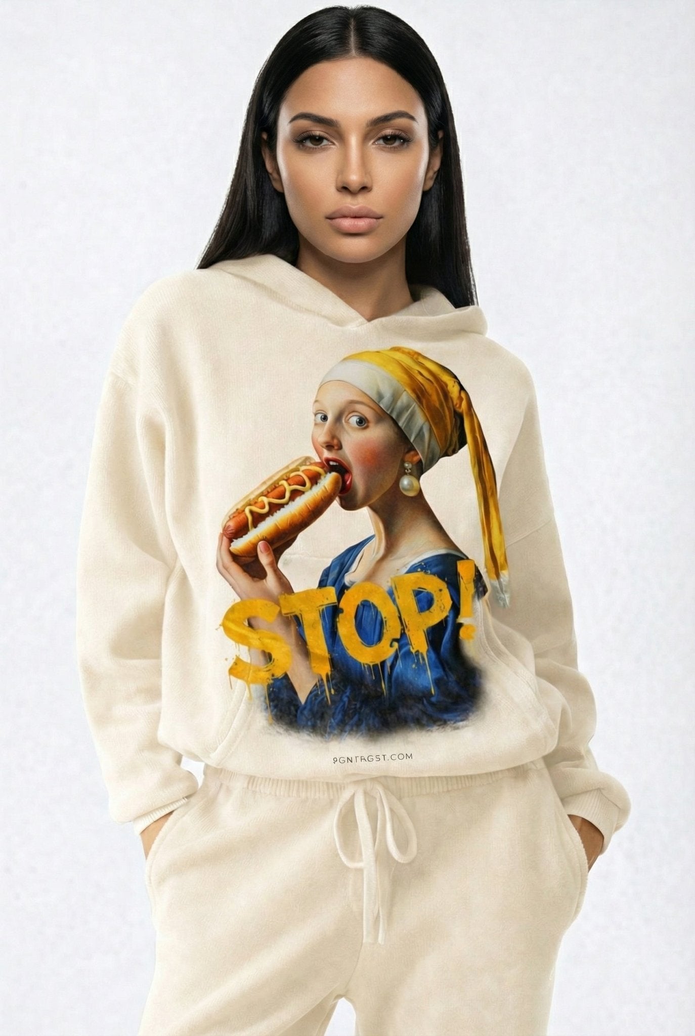POSHYC PARIS — ICONIQ WOMEN - STOP - Scholar Hooded Sweater - POSHYC