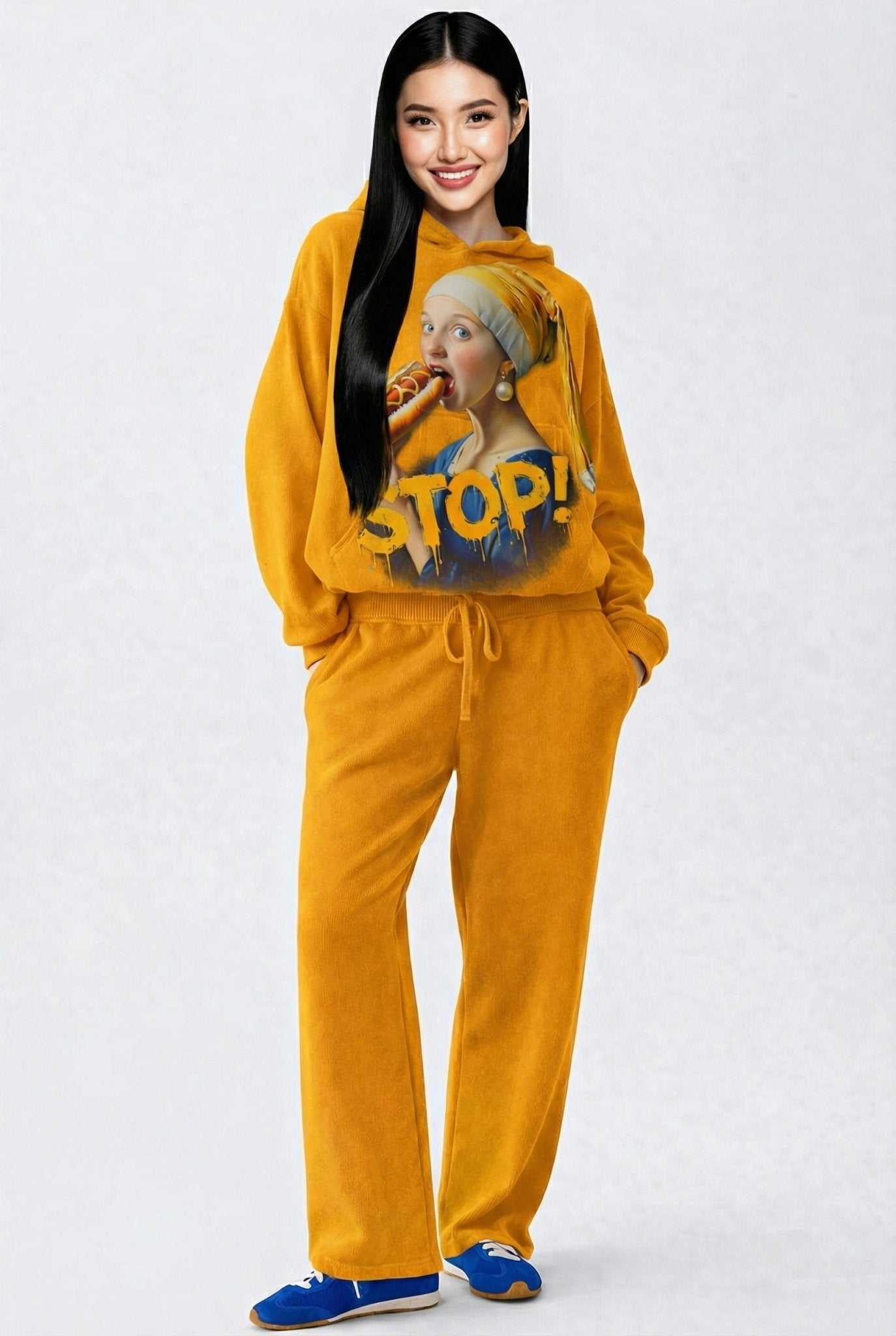 POSHYC PARIS — ICONIQ WOMEN - Scholar Straight Leg Sweatpant - POSHYC