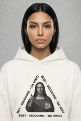 POSHYC PARIS — ICONIQ WOMEN - DECODING DA VINCI - Scholar Hooded Sweater - POSHYC