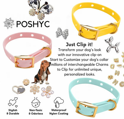 Golden Alphabet Charms for ClipUp. - POSHYC