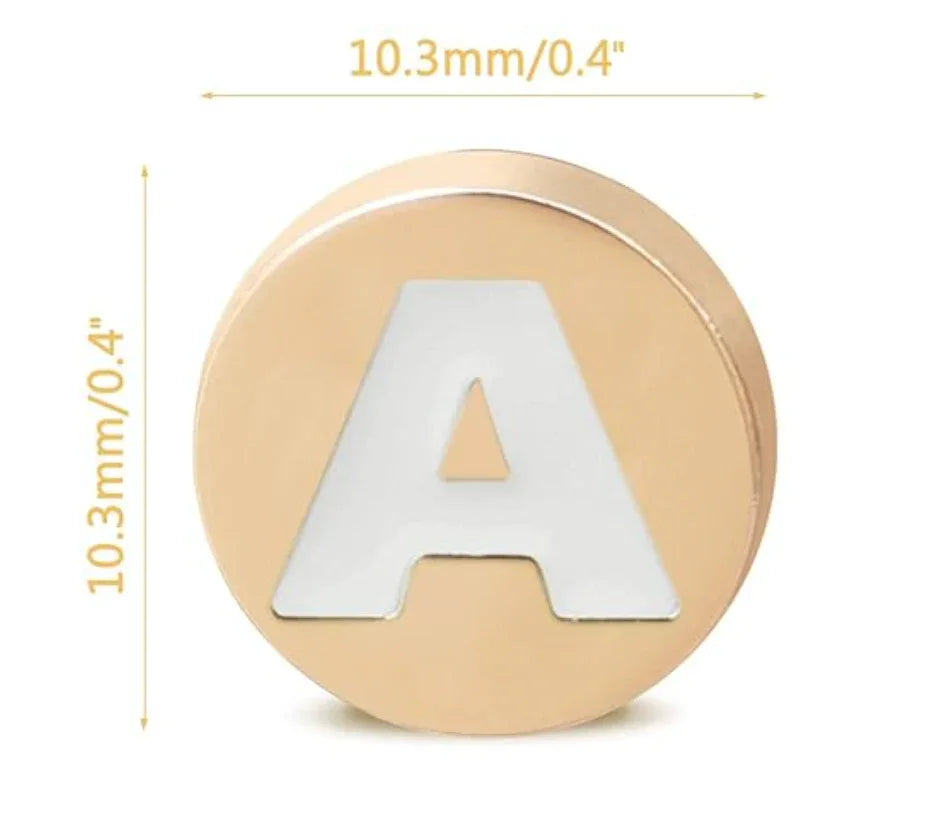 Golden Alphabet Charms for ClipUp. - POSHYC