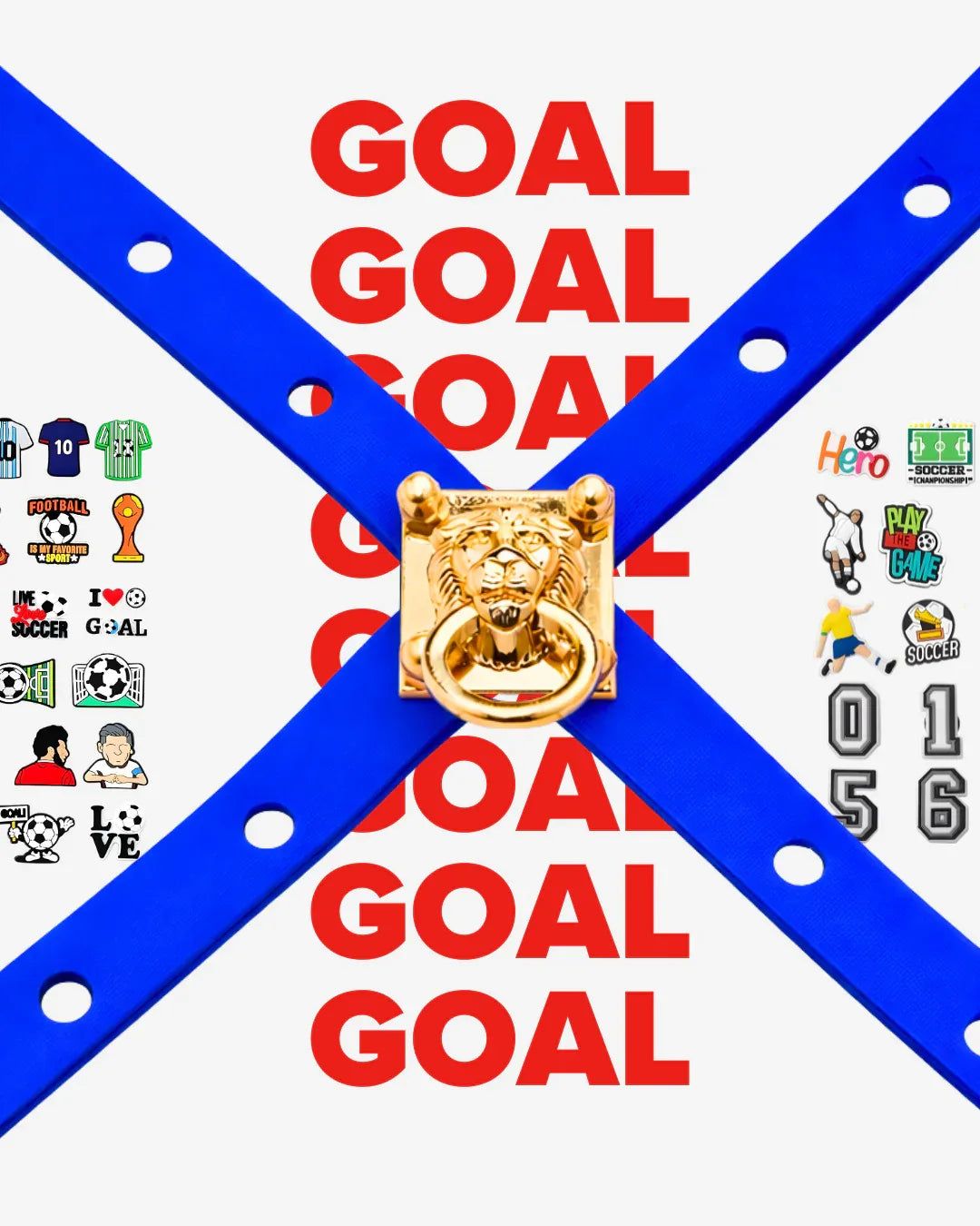 Harness ClipUp - Soccer Collection. - POSHYC