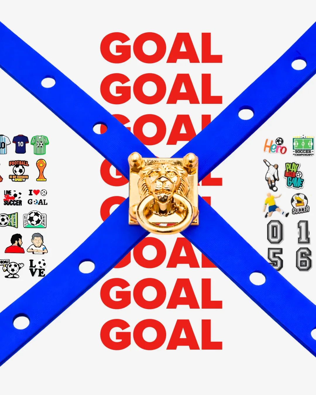 Harness ClipUp - Soccer Collection. - POSHYC