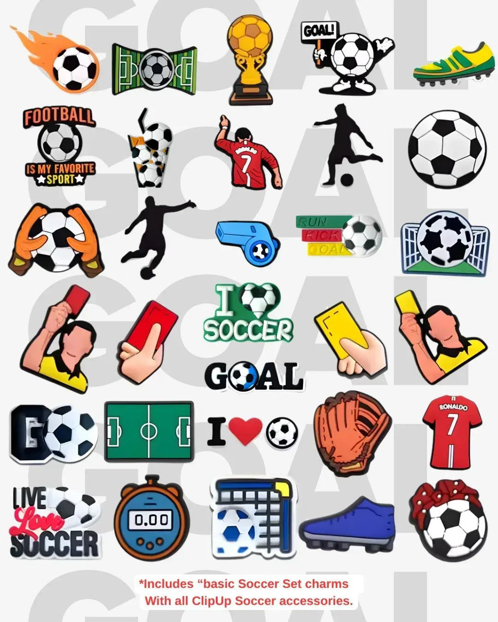Harness ClipUp - Soccer Collection. - POSHYC