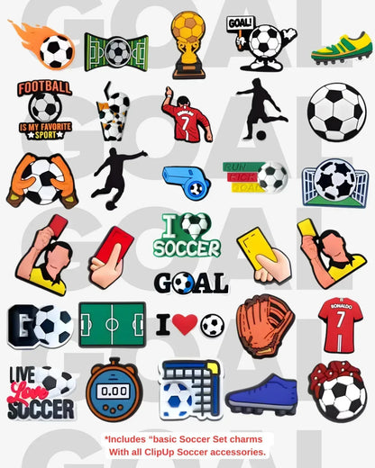 Harness ClipUp - Soccer Collection. - POSHYC