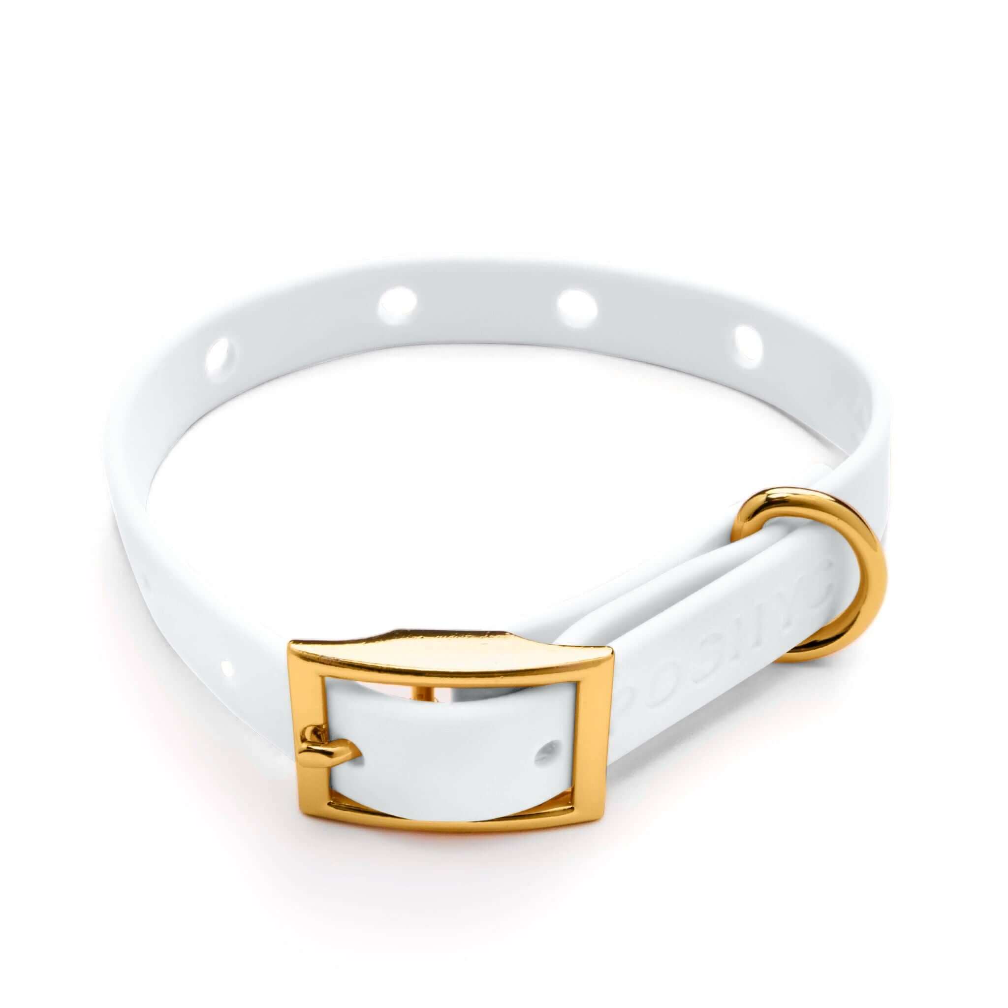 ClipUp Collar for pets white - Style and Function | POSHYC