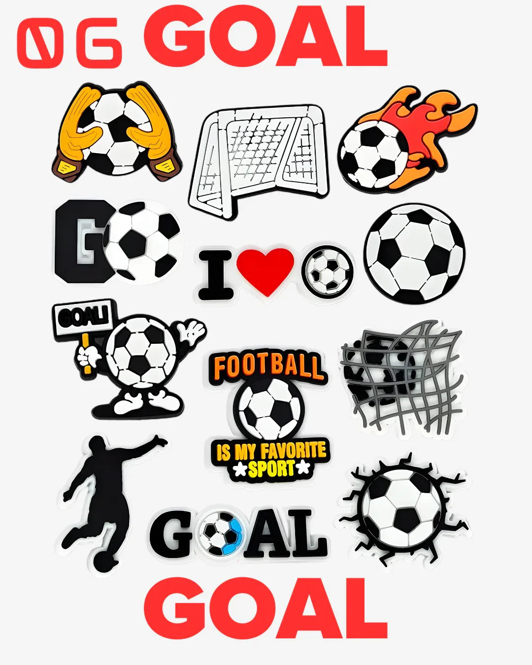 Soccer Theme Sets From 01 to 17. - POSHYC