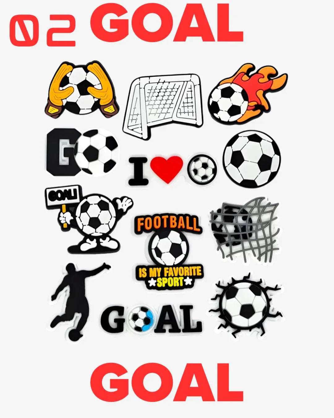 Soccer Theme Sets From 01 to 17. - POSHYC