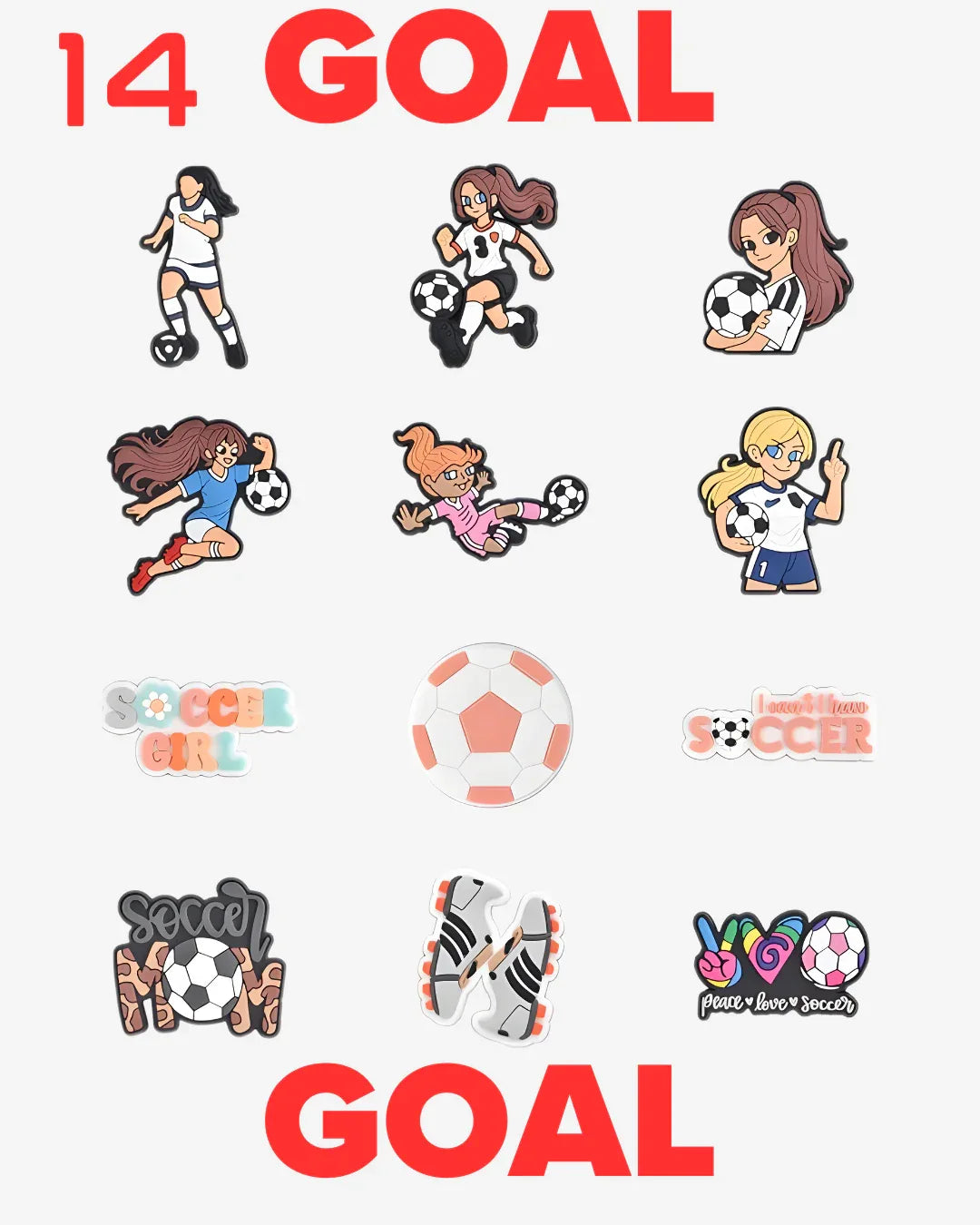 Soccer Theme Sets From 01 to 17. - POSHYC