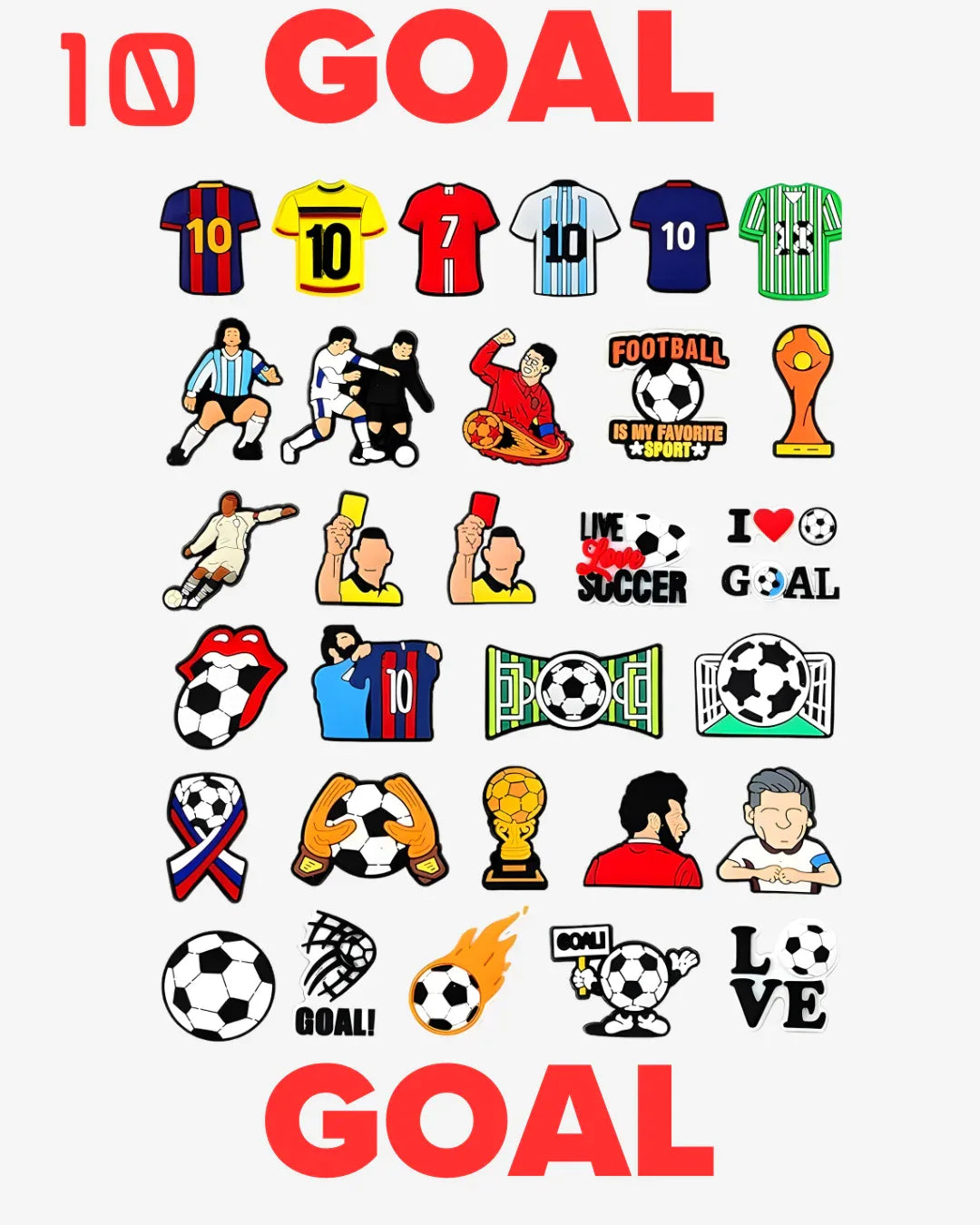 Soccer Theme Sets From 01 to 17. - POSHYC