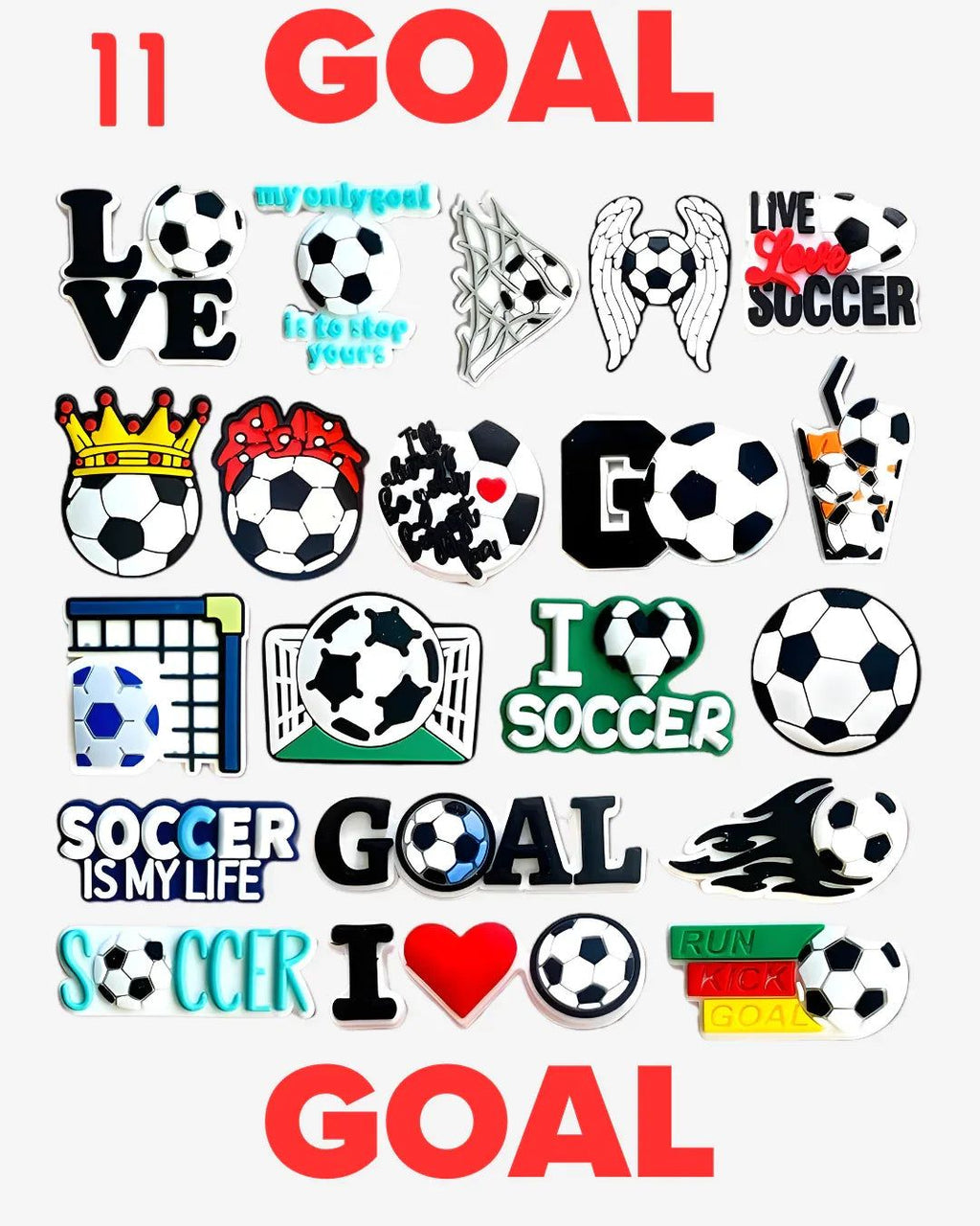 Soccer Theme Sets From 01 to 17. - POSHYC