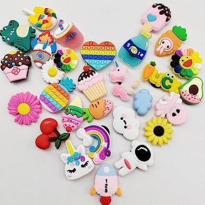 30 Pack Random Different Cute Charms,to decorate your ClipUp Pet Accessories - POSHYC